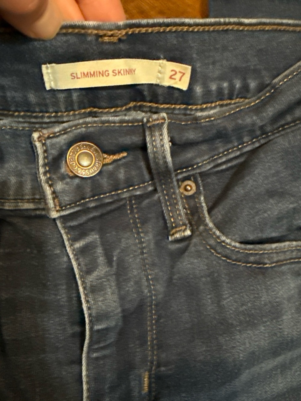 Levi's Slimming Skinny Jeans Navy Blue